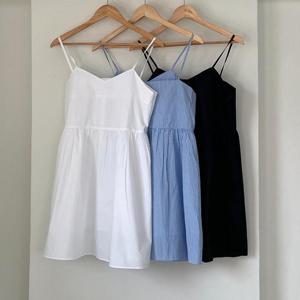 [강물처럼]빅사이즈뷔스티에 P350L505 플레어공주나시원피스 MO