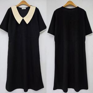 [강물처럼]빅사이즈레이스원피스 U410L504 러브레터하객룩롱원피