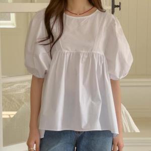 [강물처럼]아이우먼 봄날러플레이스블라우스 RDU455M505 빅사이