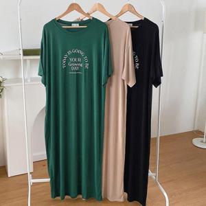 [강물처럼]빅사이즈반팔원피스 U510L505 투데이고잉루즈핏원피스