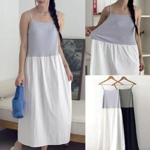 [강물처럼]위쉬몰 GO 비치단가라끈나시원피스(U500H505) 빅사이