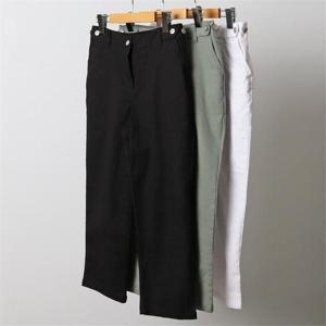 [강물처럼]빅사이즈사랑해요 I930L207 스판일자핏8부면팬츠 MD (