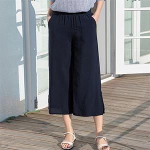 [강물처럼]빅사이즈사랑해요 J091L207 무지와이드8부트임팬츠 BZ