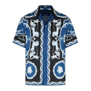 베르사체 긴팔 셔츠 1022740 1A160965BE50 Blue