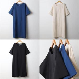 [강물처럼]위쉬몰 RA 투포켓지퍼반팔원피스(I925H207) 빅사이즈