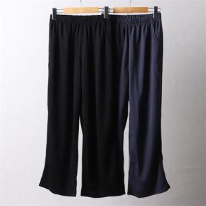 [강물처럼]빅사이즈사랑해요 D829L207 쿨링스판9부와이드팬츠 BM