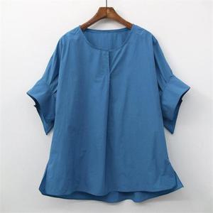 [강물처럼]아이우먼 가오리언발블라우스 MLL029M206 빅사이즈 (8