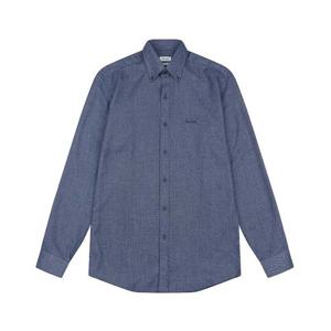 [피에르가르뎅]투톤 슬림핏 잔패턴 남성 드레스셔츠 PLDS4955