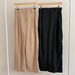 [강물처럼]빅사이즈사랑해요 K116L207 하이웨스트버튼슬랙스 YP