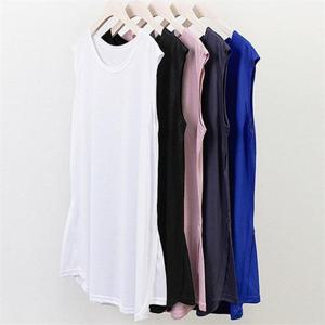 [강물처럼]빅사이즈사랑해요 5142L207 루즈핏 라운드 나시 티 WW