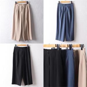 [강물처럼]위쉬몰 MD 줄투버튼8부슬랙스G96(D747H207) 빅사이즈