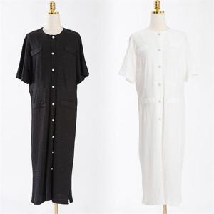 [강물처럼]위쉬몰 CM 롱버튼트위드쿨원피스(E472H206) 빅사이즈