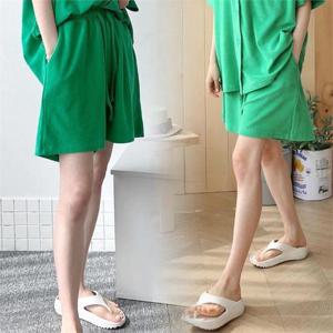 [강물처럼]위쉬몰 EZ 테리통밴딩4부반바지(K082H206) 빅사이즈 (