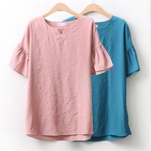 [강물처럼]위쉬몰 OL 날개트임넥블라우스(A116H206) 빅사이즈 (8