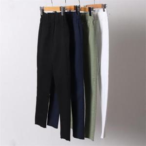 [강물처럼]빅사이즈사랑해요 D909L206 밴딩쿨링면스키니팬츠 LO