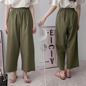 [강물처럼]위쉬몰 SS 와이드핏밴딩린넨팬츠(K061H206) 빅사이즈