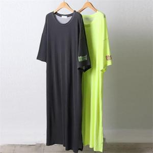 [강물처럼]빅사이즈사랑해요 D716L206 빌보드코튼트임원피스 KY