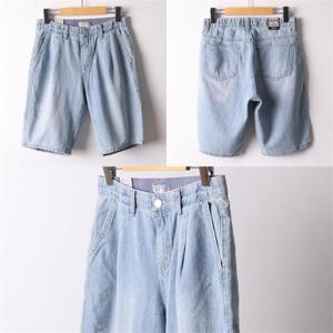 [강물처럼]위쉬몰 LO 핀턱데님5부팬츠558(I764H206) 빅사이즈 (8