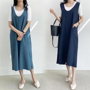 [강물처럼]위쉬몰 ZY 마투포켓트임원피스(E161H205) 빅사이즈 (8