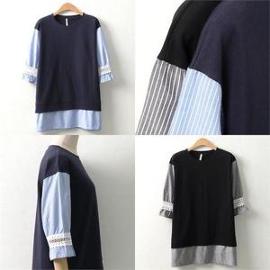 [강물처럼]위쉬몰 MN 앤디레이스줄지셔츠(5949H205) 빅사이즈 (8