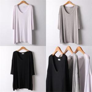 [강물처럼]위쉬몰 RA 브이넥하트라벨7부티(I693H205) 빅사이즈 (