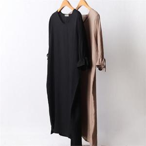 [강물처럼]빅사이즈사랑해요 E428L205 레이온리본포인원피스 NB