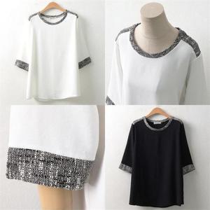 [강물처럼]위쉬몰 NB 자가드쉬폰블라우스(6610H205) 빅사이즈 (8