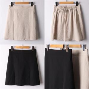 [강물처럼]위쉬몰 LT 앞트임주름미니스커트(I672H205) 빅사이즈