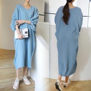 [강물처럼]위쉬몰 TG 브이넥가오리롱원피스(G884H205) 빅사이즈