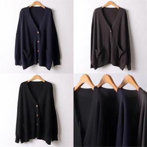 [강물처럼]위쉬몰 AP 루즈브이넥가디건E98(I632H205) 빅사이즈 (