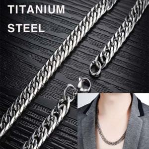 티타늄스틸 고급형 체인 목걸이 목걸이 남자목걸이