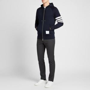 8% 톰브라운6S MJT022H 00535 461 사선 후드 집업 네이비