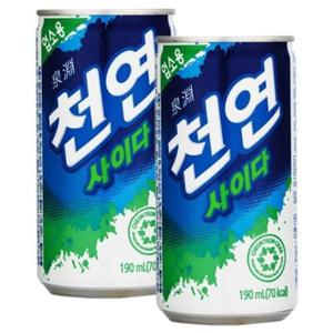 콜라 일화 천연사이다 30캔 190ml