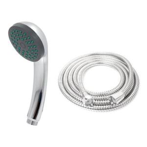 샤워헤드 크롬 샤워기 소 메탈호스세트 절수형 고압 1.5m/호텔