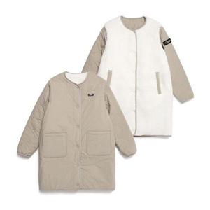 내셔널지오그래픽 N224WFJ130 여성 웨이젤라 리버시블 롱기장 플리스 집업 394546