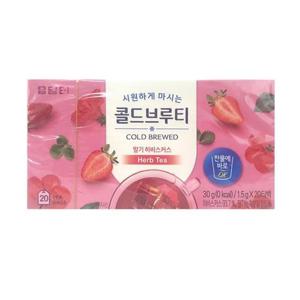 히비스커스차 담터 콜드브루티 딸기히비스커스 x 20T 3개