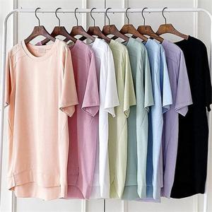 [강물처럼]빅사이즈사랑해요 G859L205 라운드넥언발반팔티 BQ (8