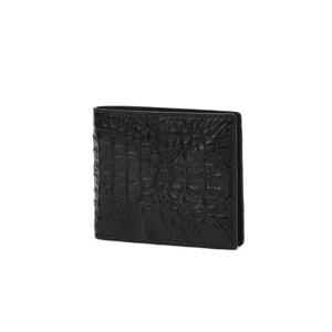 선물포장  (DBWA6E713BK) 블랙 단색 악어가죽 반지갑