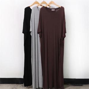 [강물처럼]빅사이즈사랑해요 9882L204 찰랑촉감 리본 원피스 RA