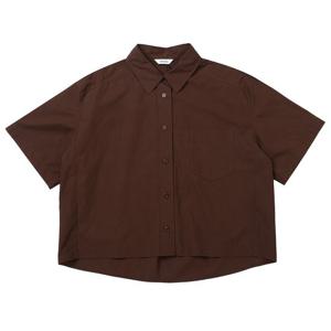 [쉬즈미스]코튼패치 포켓 반팔 셔츠 SWWSTP22050