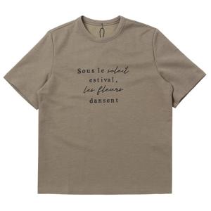 [쉬즈미스]레터링 슬릿 반팔 티셔츠 SWJTSP22020