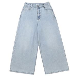 [쉬즈미스]와이드 9부 데님 팬츠 SSMSLP22120