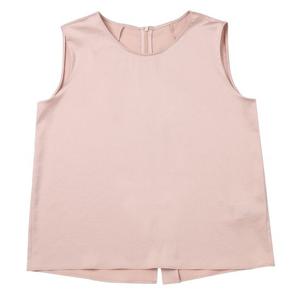 [쉬즈미스]브이넥 슬리브리스 블라우스 SWWBLP22040