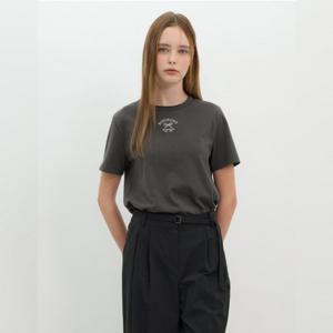 [올리브데올리브]리본 자수 포인트 반팔 티셔츠 OW5ME4990