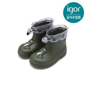 [이고르]멘디 디노 레인부츠 카키 아동레인부츠 키즈장화 IGBTR9M2GK by 트래드후스