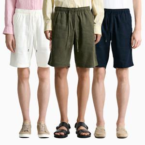 [공식][타미힐피거] 풀 밴딩 린넨 쇼츠 5종 택1 (T12F3WPQ030MT1)