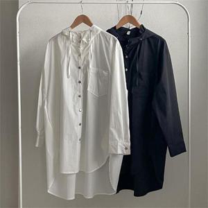 [강물처럼]빅사이즈사랑해요 G728L204 스판후드사파리자켓 BN (8