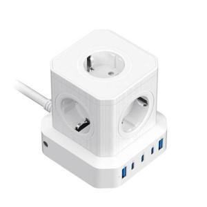 5구 버티컬 멀티탭 C타입 A타입 동시 고속충전 스마트폰 노트북 원룸 사무실 가정용 220V 4000w 65w