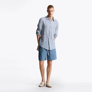 [공식][타미힐피거] 머서 샴브레이 데님 쇼츠 (T12F3NPQ020MT1CDN)