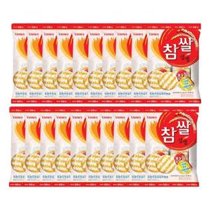 회사간식 크라운 참쌀 설병 아이 사무실 간식 128g 20개 1Box